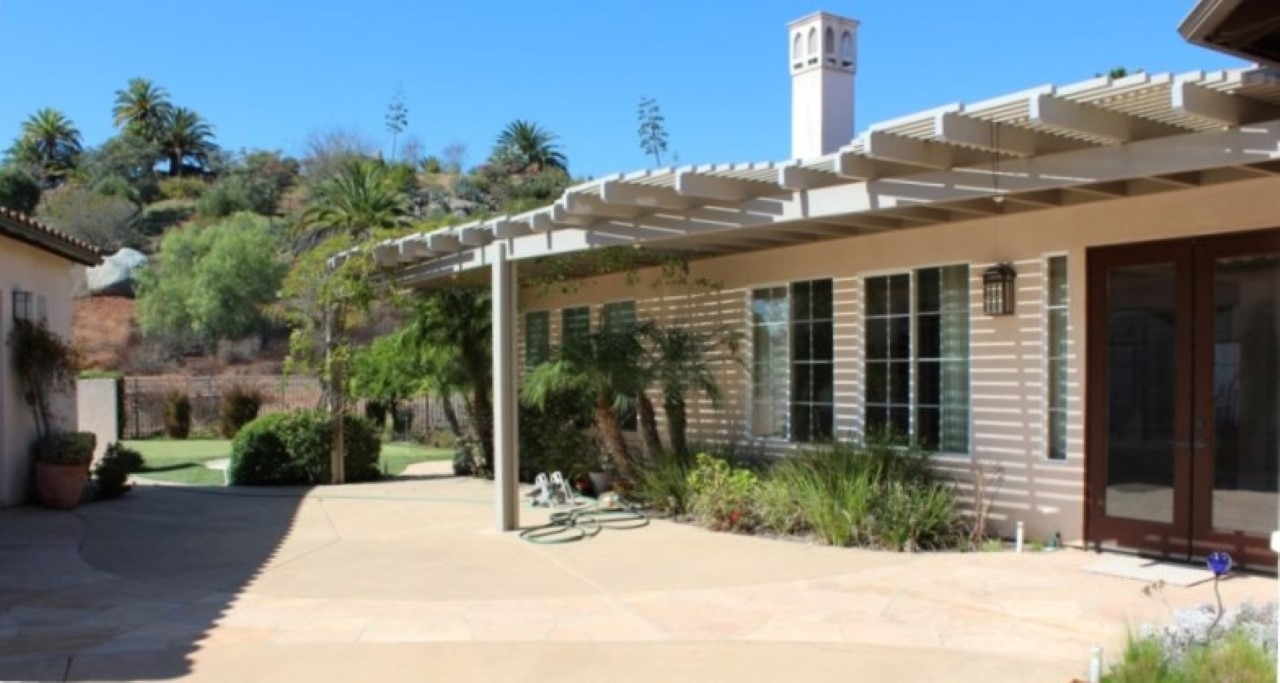 13635 Overland Pass Road Poway, CA 92064 - Photo 5 of 25 Custom designed patio trellis.