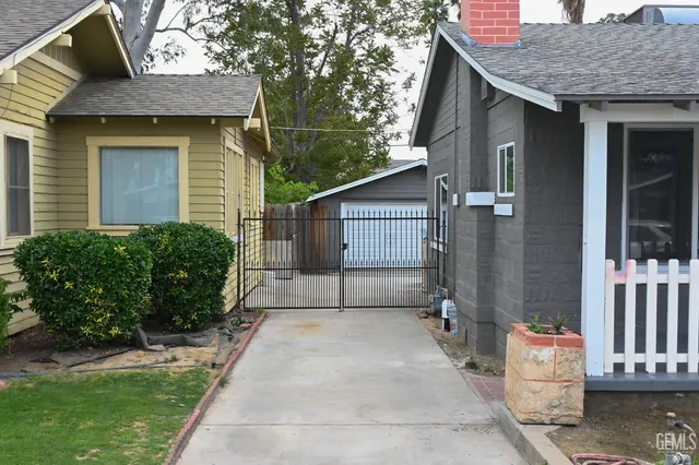 a workspace with furniture and a window