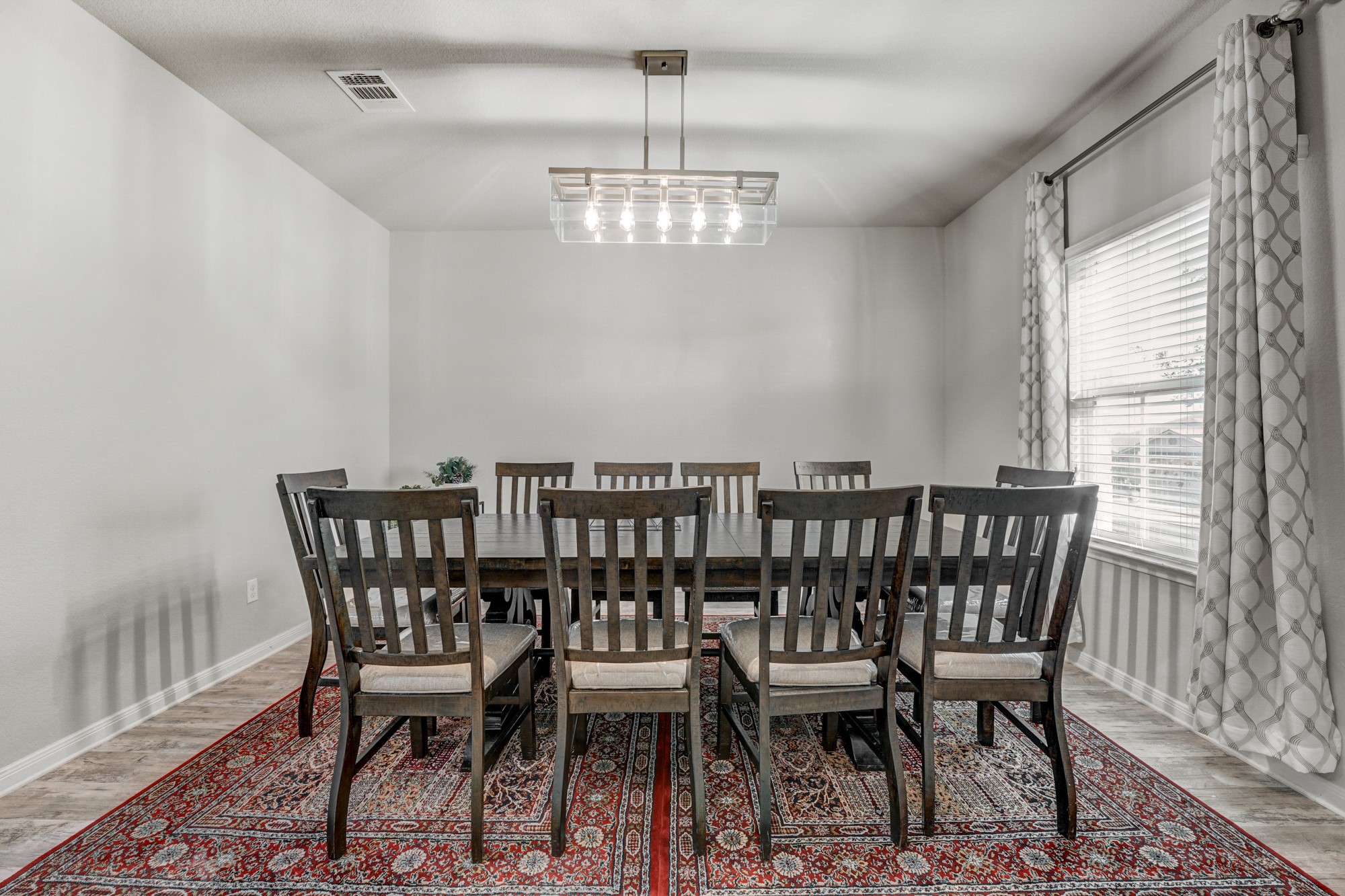 633 Donegal Lane Georgetown, TX 78626 - Photo 12 of 21 a view of a dining room with furniture window and outside view