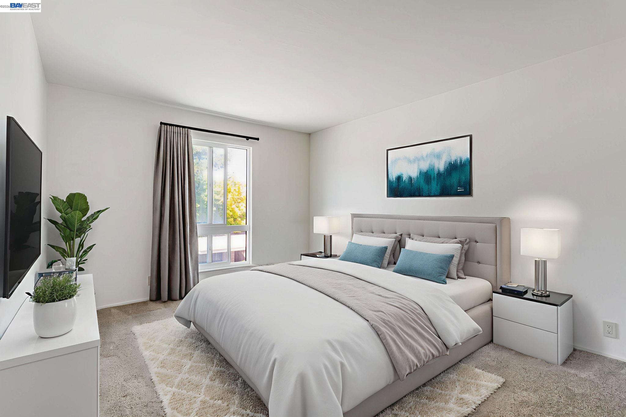 8975 Alcosta Boulevard, Unit 104 San Ramon, CA 94583 - Photo 8 of 42 This huge bedroom is light and bright. This room is virtually staged.