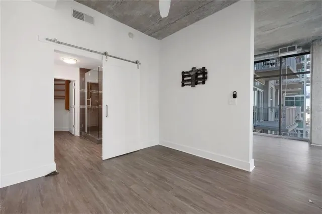 wooden floor in an empty room