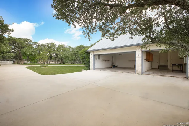 a view of a lake with a city