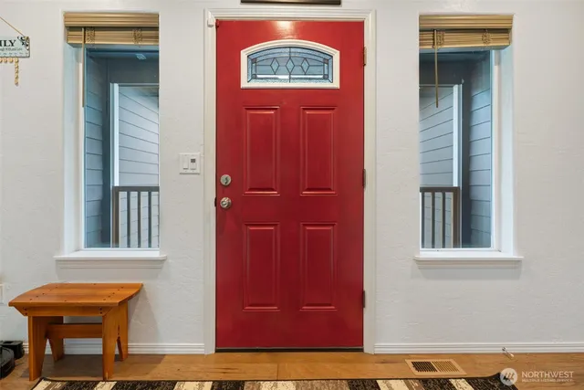 a view of front door of a house
