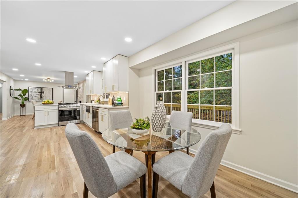 2089 Carthage Road Tucker, GA 30084 - Photo 14 of 38 a view of a dining room with furniture window and outside view