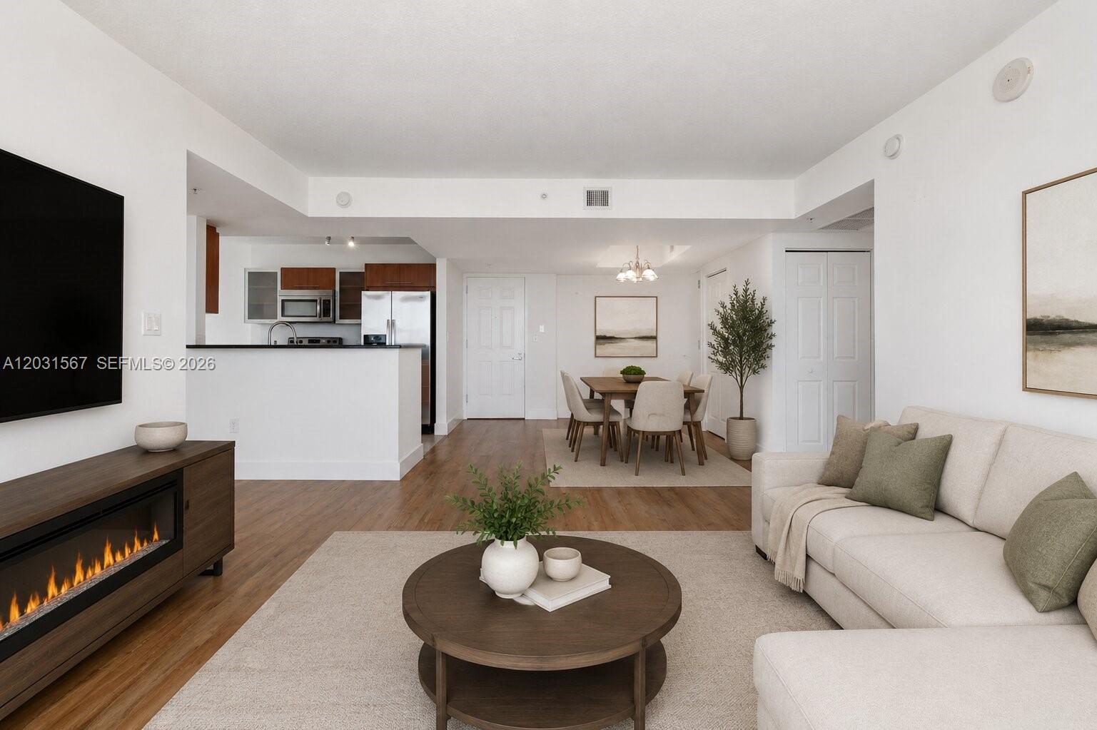 3232 Southwest 22nd Terrace, Unit 802 Miami, FL 33145 - Photo 7 of 27 Staged Living Area