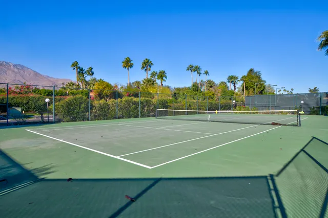 a view of a tennis court