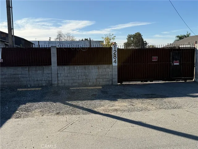 a view of a terrace with a bench