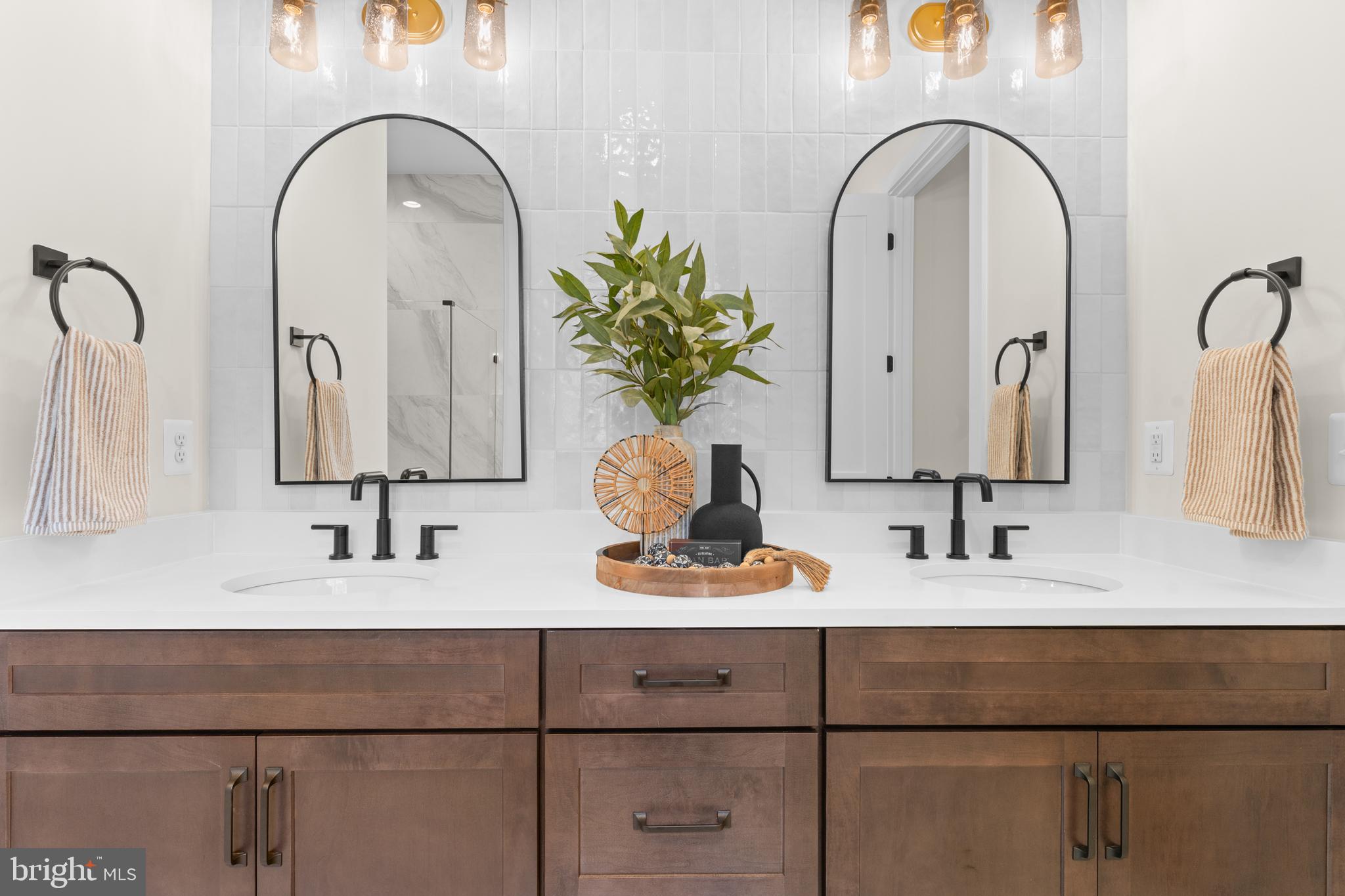 0 Greenwich Road Nokesville, VA 20181 - Photo 39 of 67 a bathroom with a double vanity sink and a mirror