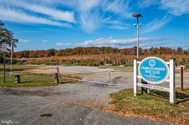 a view of a park with swings