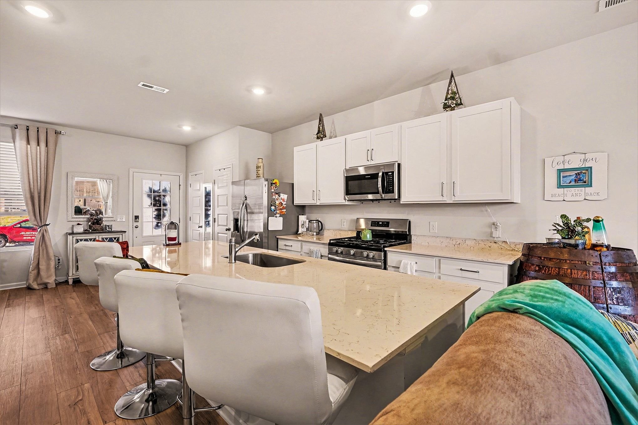 2563 Drumwright Way Columbia, TN 38401 - Photo 15 of 28 a kitchen with sink a stove and cabinets