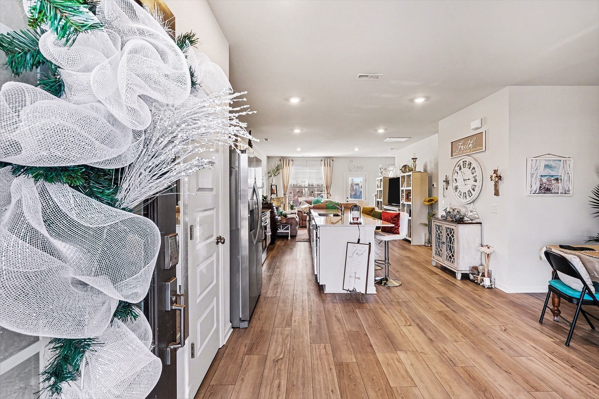 2563 Drumwright Way Columbia, TN 38401 - Photo 10 of 28 a living room with furniture and a wooden floor