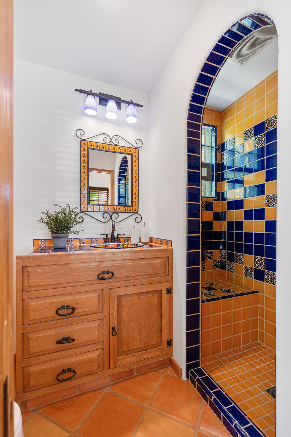71429 Mirage Road Rancho Mirage, CA 92270 - Photo 38 of 65 a bathroom with a sink and a mirror