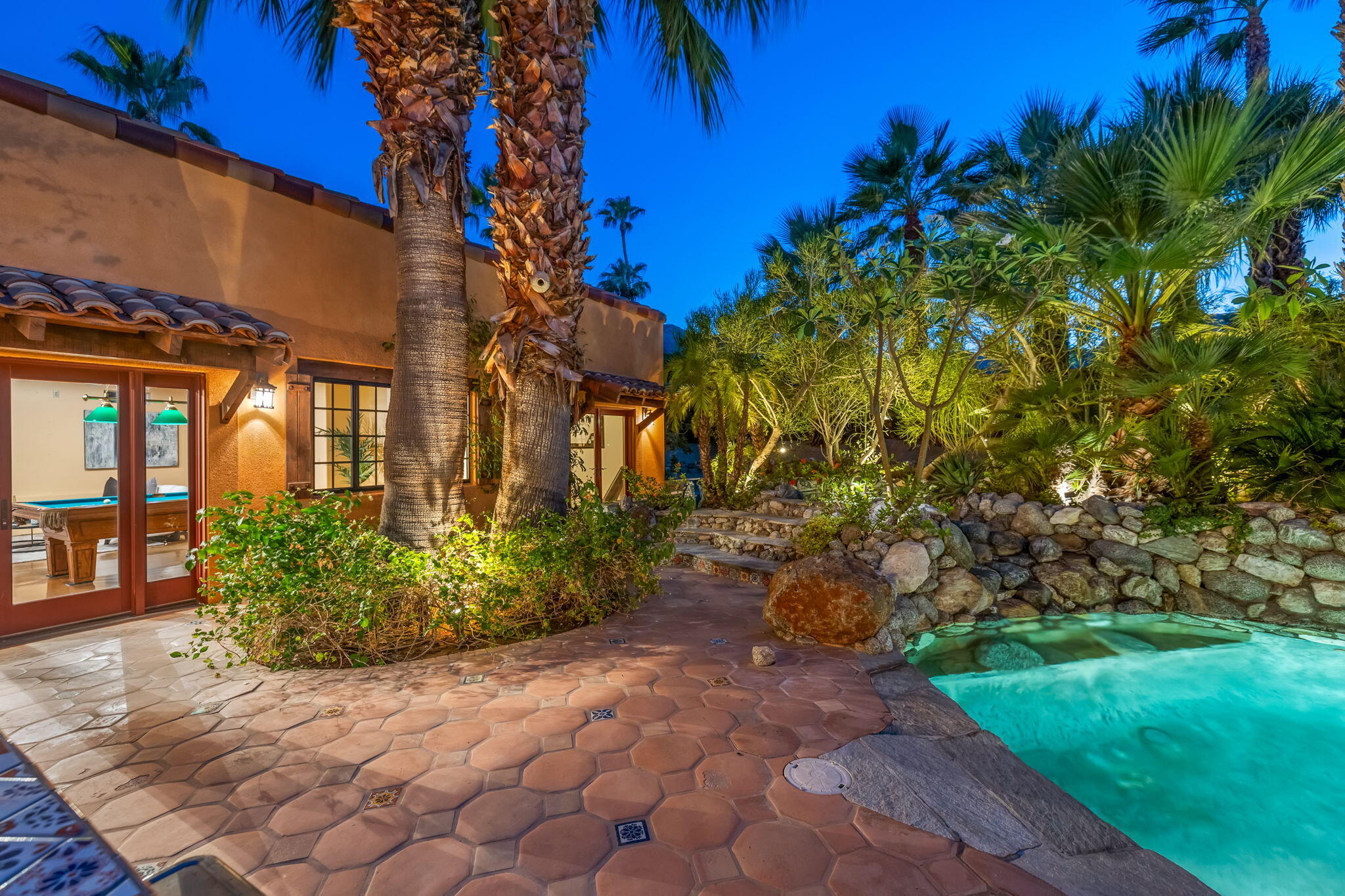71429 Mirage Road Rancho Mirage, CA 92270 - Photo 10 of 65 a front view of a house with garden