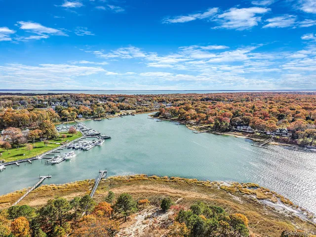 an aerial view of ocean residential house with outdoor space