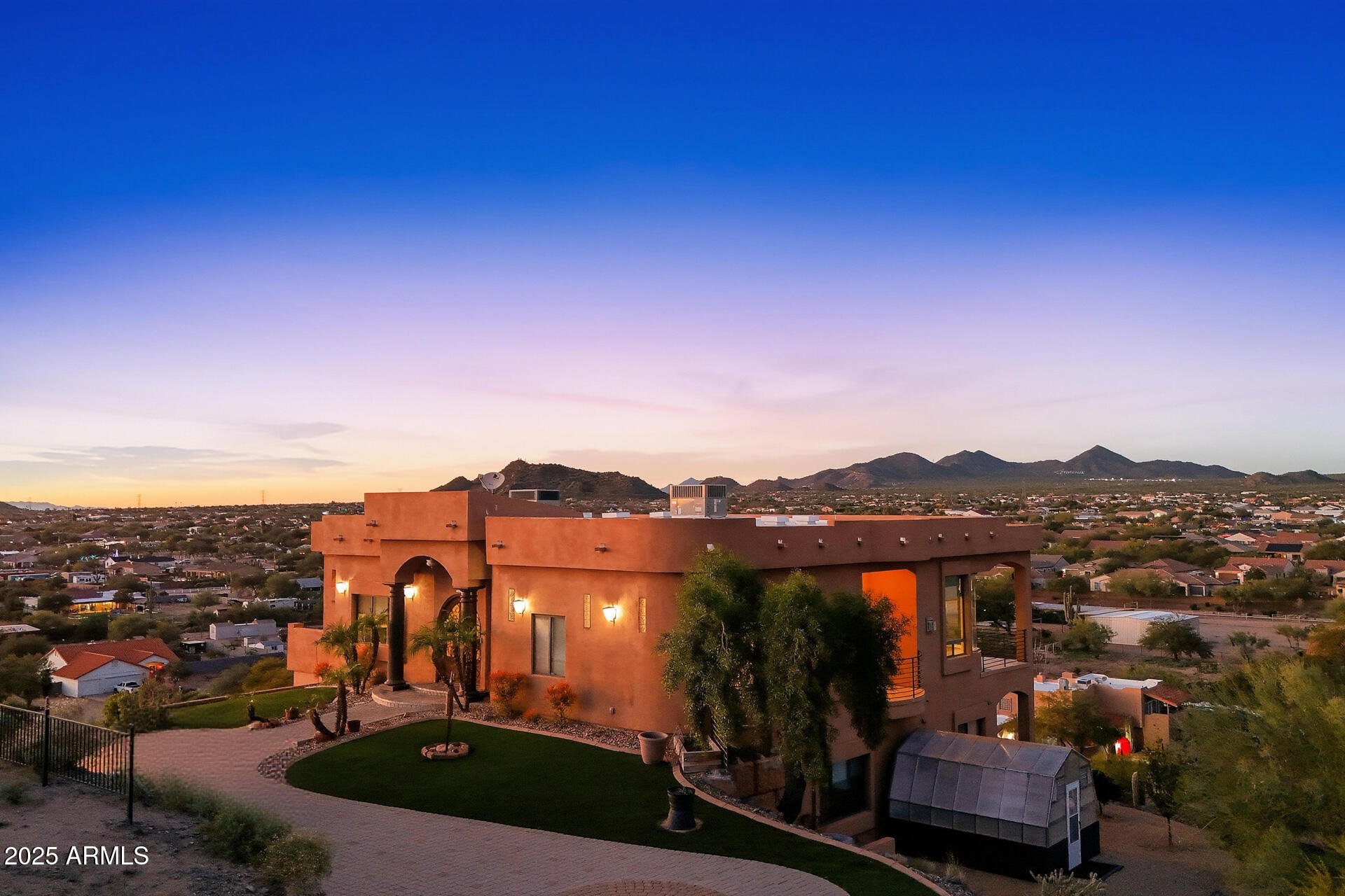 634 North Signal Butte Road Mesa, AZ 85207 - Photo 3 of 71 Twilight Exterior