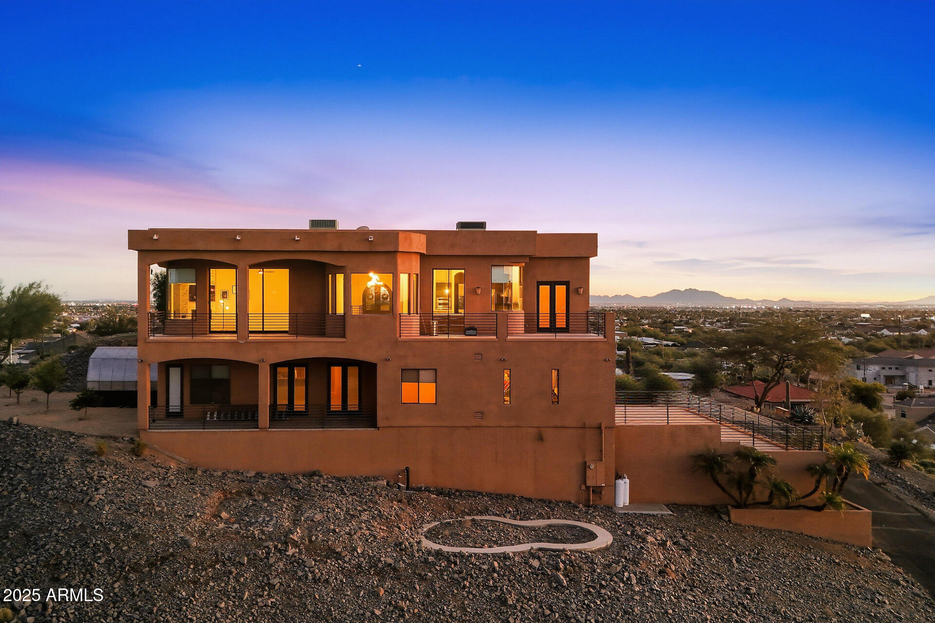 634 North Signal Butte Road Mesa, AZ 85207 - Photo 5 of 71 Twilight Exterior