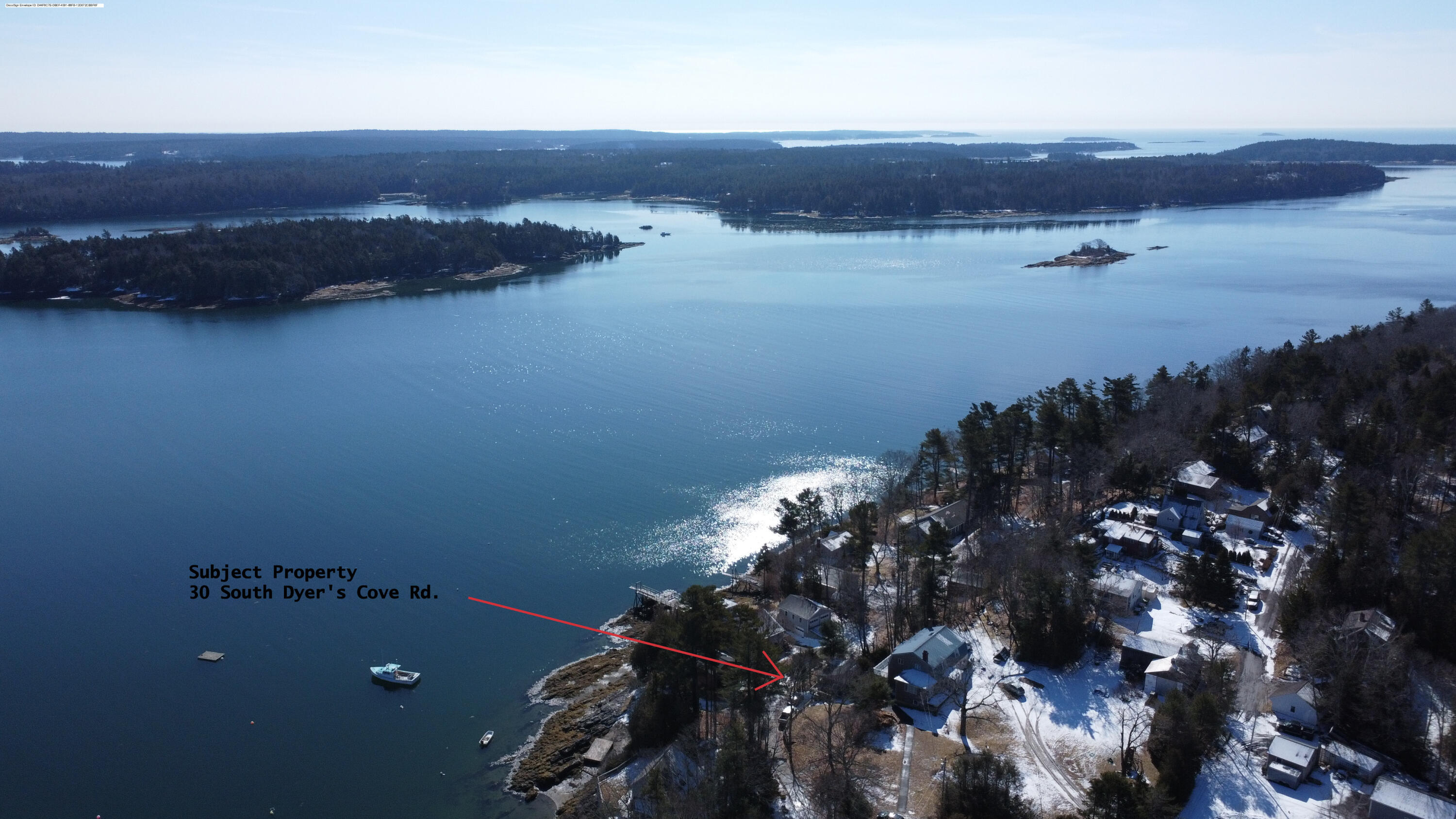 30 South Dyers Cove Road Harpswell, ME 04079 - Photo 4 of 16 Drone Pic