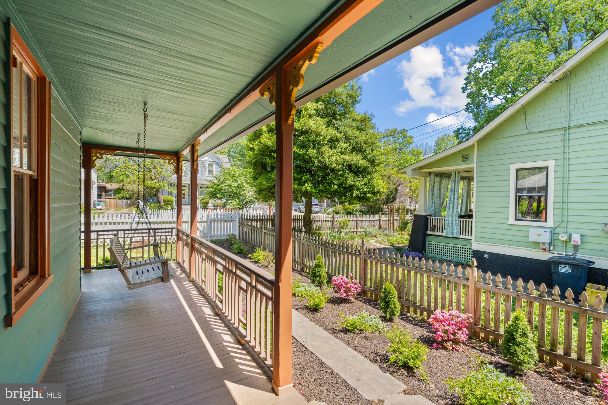 4916 40th Place Hyattsville, MD 20781 - Photo 7 of 48 a view of a porch with a garden