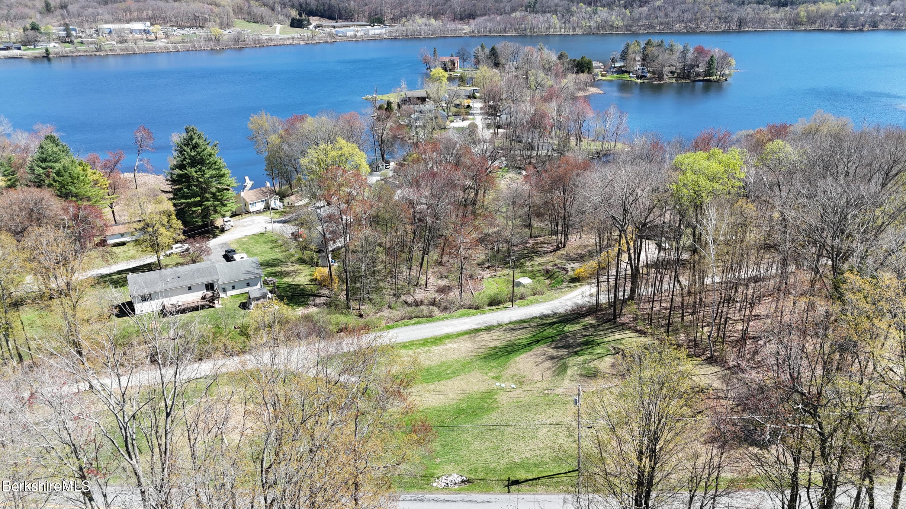 0 Horns Beach Road Cheshire, MA 01225 - Photo 11 of 19 Drone view