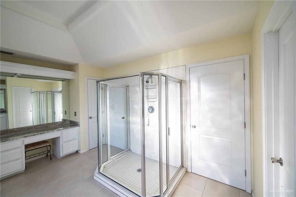 1901 Duke Avenue McAllen, TX 78504 - Photo 27 of 44 Bathroom featuring a shower with door and tile patterned floors