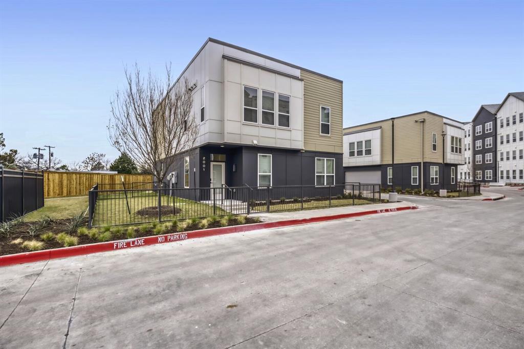 a view of large building with a street