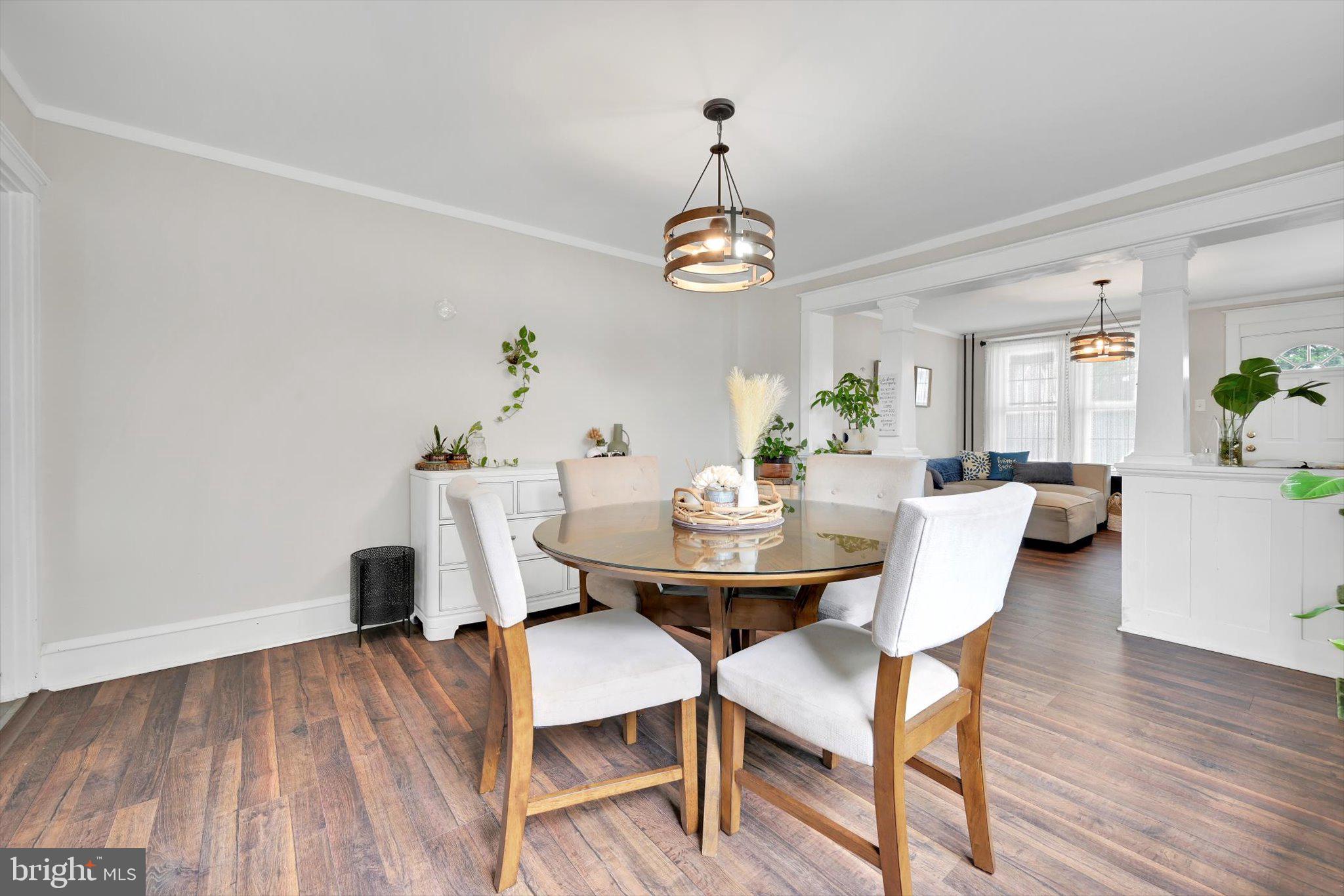 50 Cacoosing Avenue Sinking Spring, PA 19608 - Photo 10 of 26 a view of a dining room with furniture wooden floor and chandelier