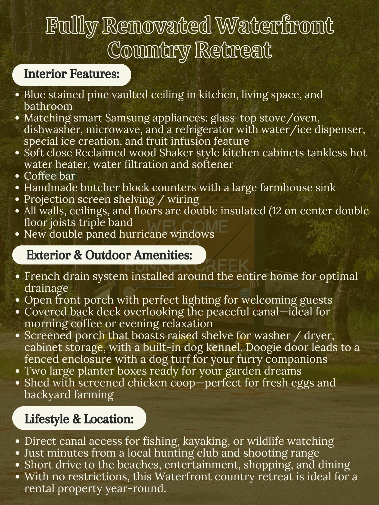 85 Our Street Vernon, FL 32462 - Photo 2 of 66 Fully Renovated Waterfront Country Retre