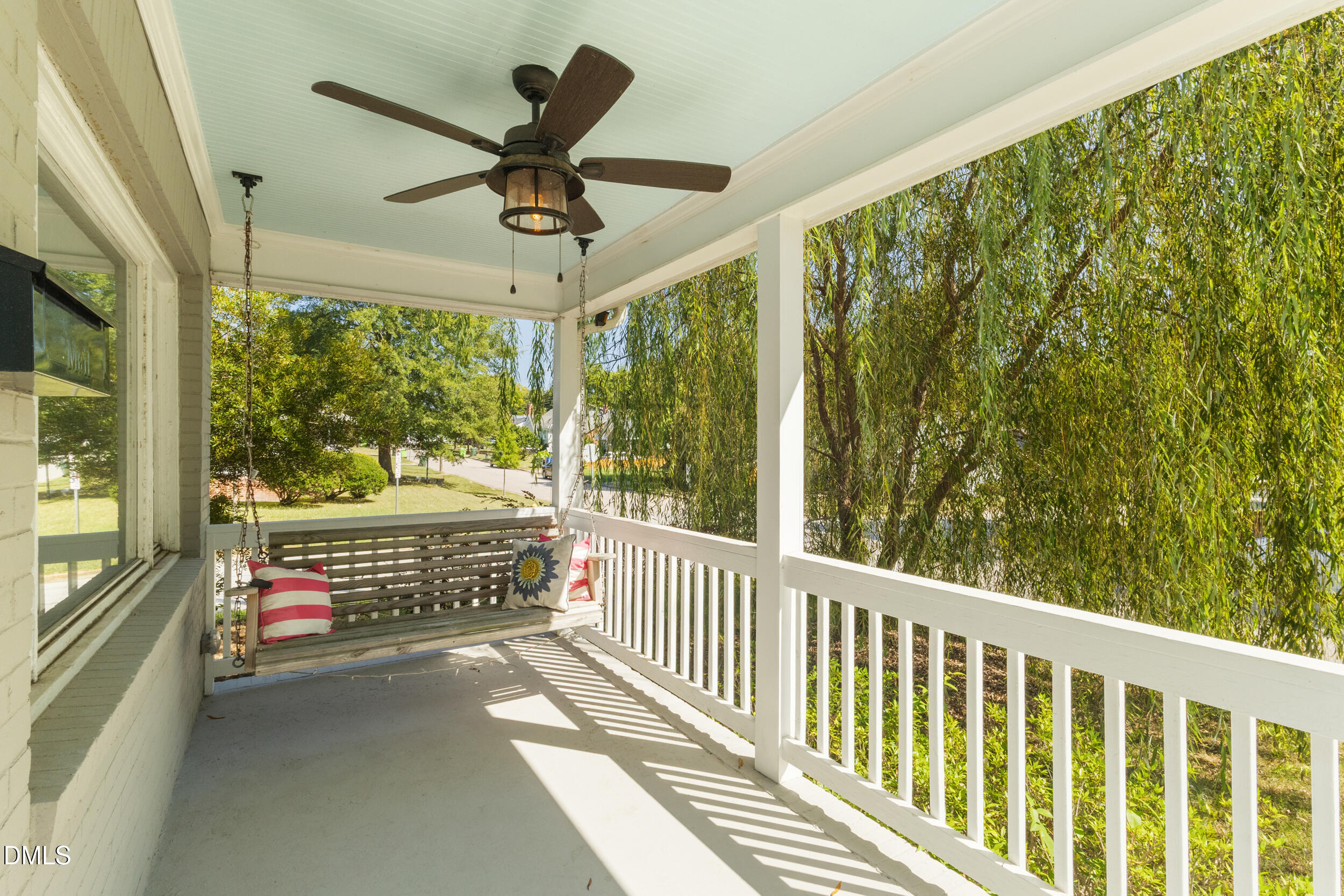 200 Lincoln Court Raleigh, NC 27610 - Photo 5 of 45 a view of a porch with wooden floor