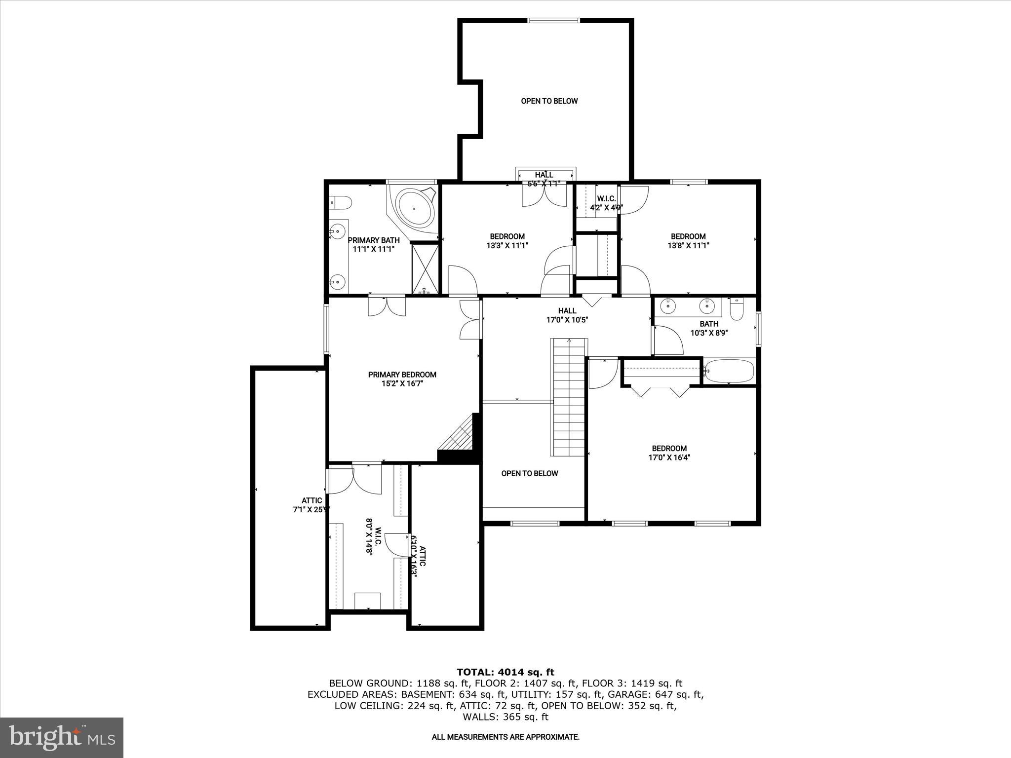 1020 Woodridge Road Red Lion, PA 17356 - Photo 41 of 43 Upper Level Floorplan