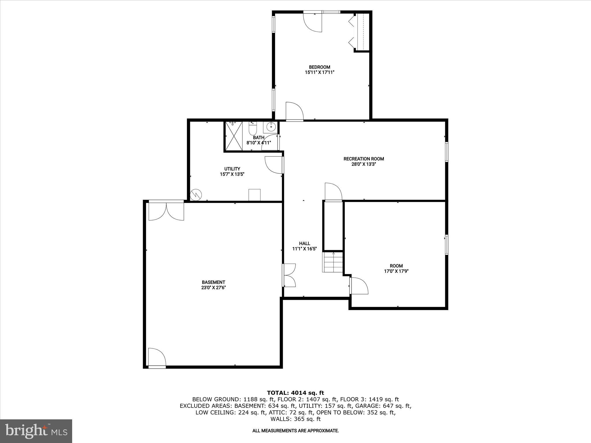 1020 Woodridge Road Red Lion, PA 17356 - Photo 42 of 43 Lower Level Floorplan