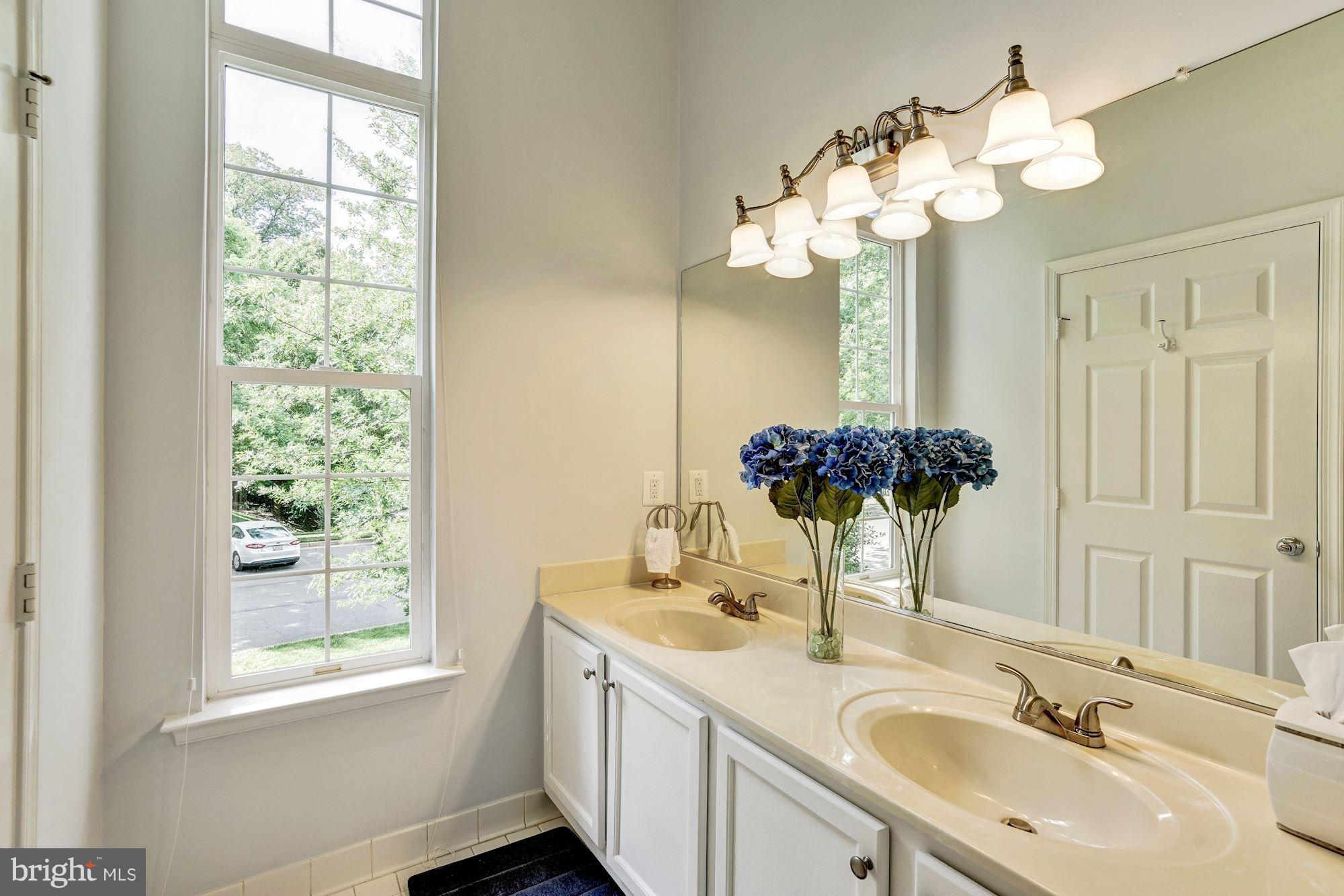 11408 Gate Hill Place, Unit 116 Reston, VA 20194 - Photo 13 of 28 a bathroom with a sink and a mirror