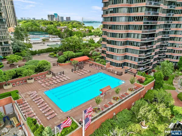 a front view of a building