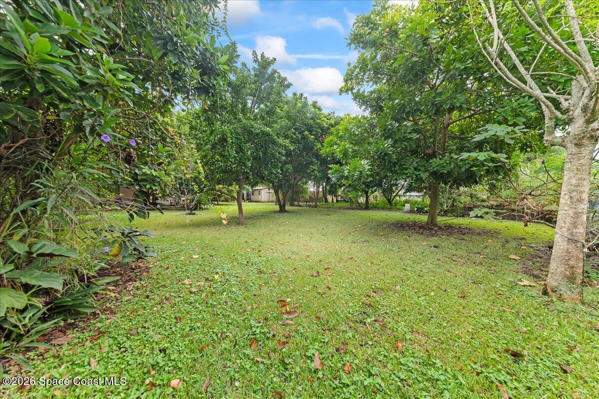 2066 Acacia Street Northeast Palm Bay, FL 32905 - Photo 26 of 28 a view of outdoor space with deck and yard