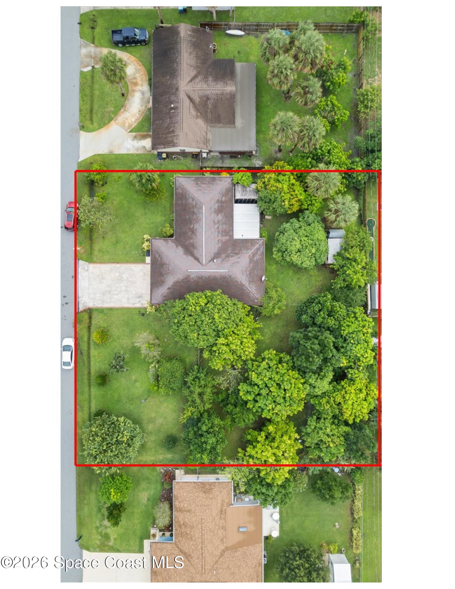 2066 Acacia Street Northeast Palm Bay, FL 32905 - Photo 3 of 28 an aerial view of a garden