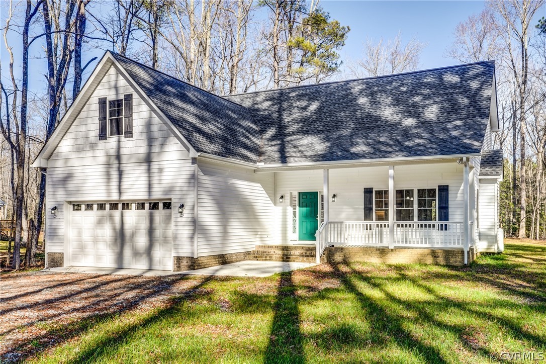 9421 Crumps Mill Road Quinton, VA 23141 - Photo 1 of 25 Cozy Covered Front Porch, Unfinished Room Above Ga