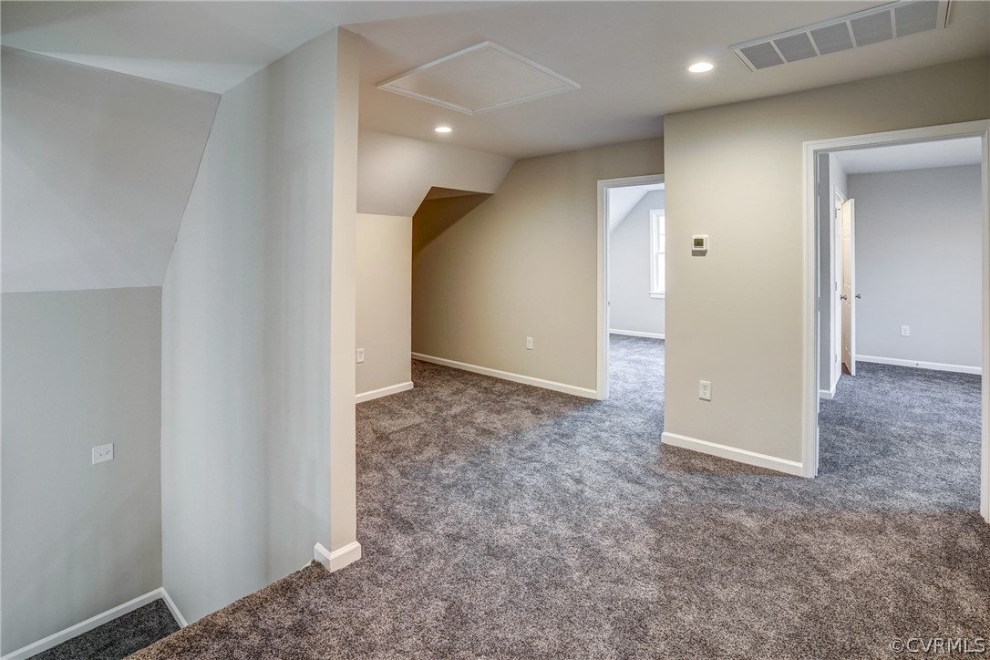 9421 Crumps Mill Road Quinton, VA 23141 - Photo 14 of 25 Loft Area - from left to right - Unfinished room a