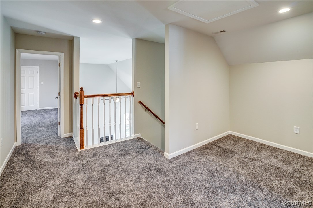 9421 Crumps Mill Road Quinton, VA 23141 - Photo 15 of 25 Loft Area - from left to right - Bedroom 2 with a