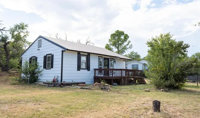 a view of a forest with trees