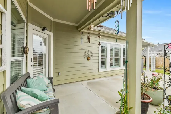 a view of front door of the house