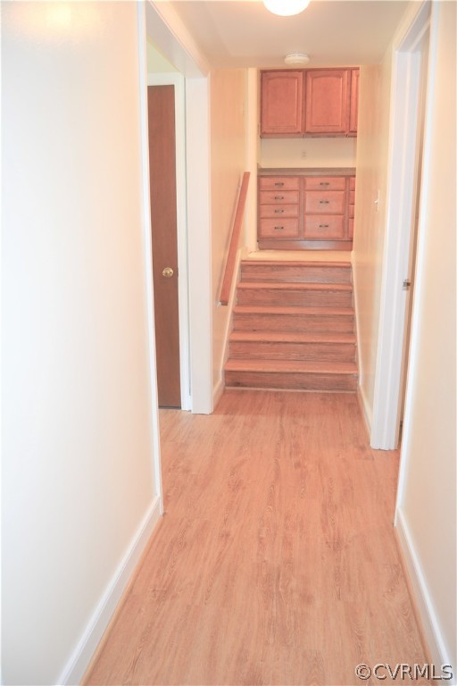 2018 Orangewood Road North Chesterfield, VA 23235 - Photo 17 of 26 a view of a hallway with wooden floor and a window