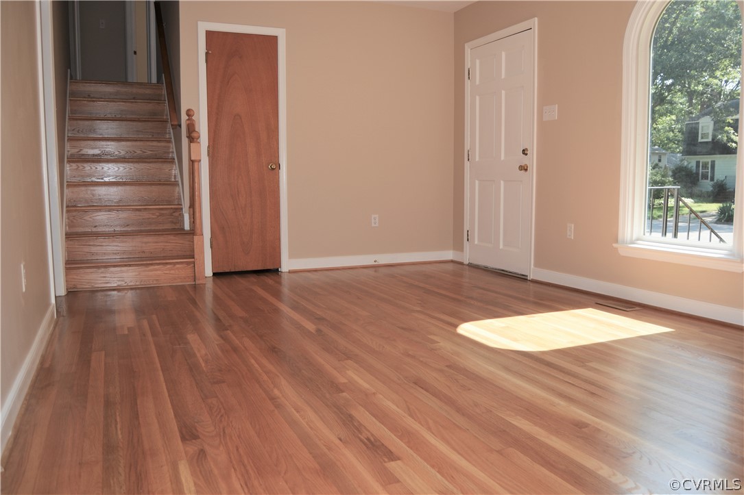 2018 Orangewood Road North Chesterfield, VA 23235 - Photo 6 of 26 wooden floor in an empty room with a window