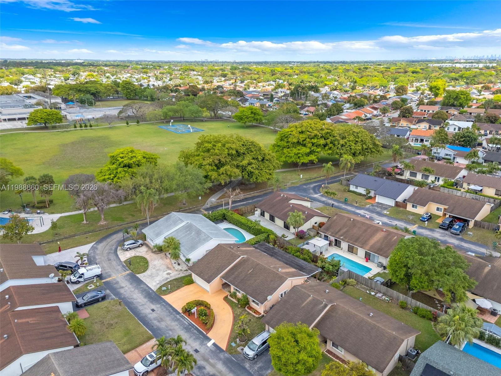 10021 Southwest 145th Place Miami, FL 33186 - Photo 40 of 44 an aerial view of residential building with outdoor space