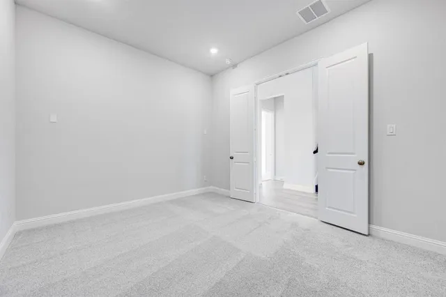 a view of an empty room