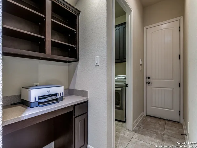 a room with storage and utility