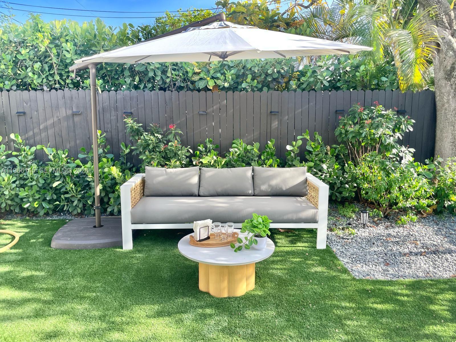 1420 Southwest 17th Street Miami, FL 33145 - Photo 46 of 49 a view of a backyard with garden and plants