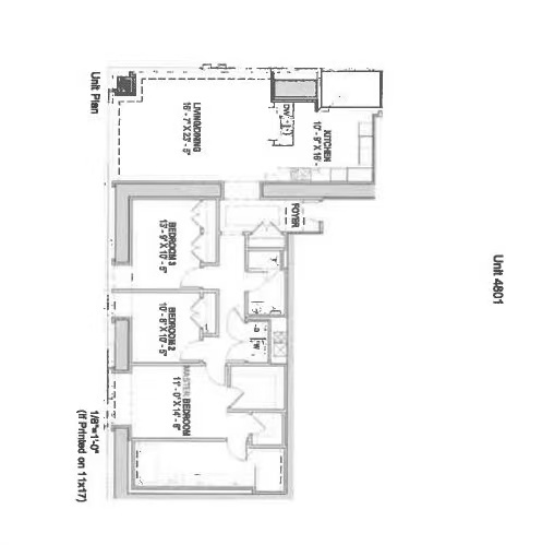 363 East Wacker Drive, Unit 4801 Chicago, IL 60601 - Photo 36 of 36 a picture of floor plan