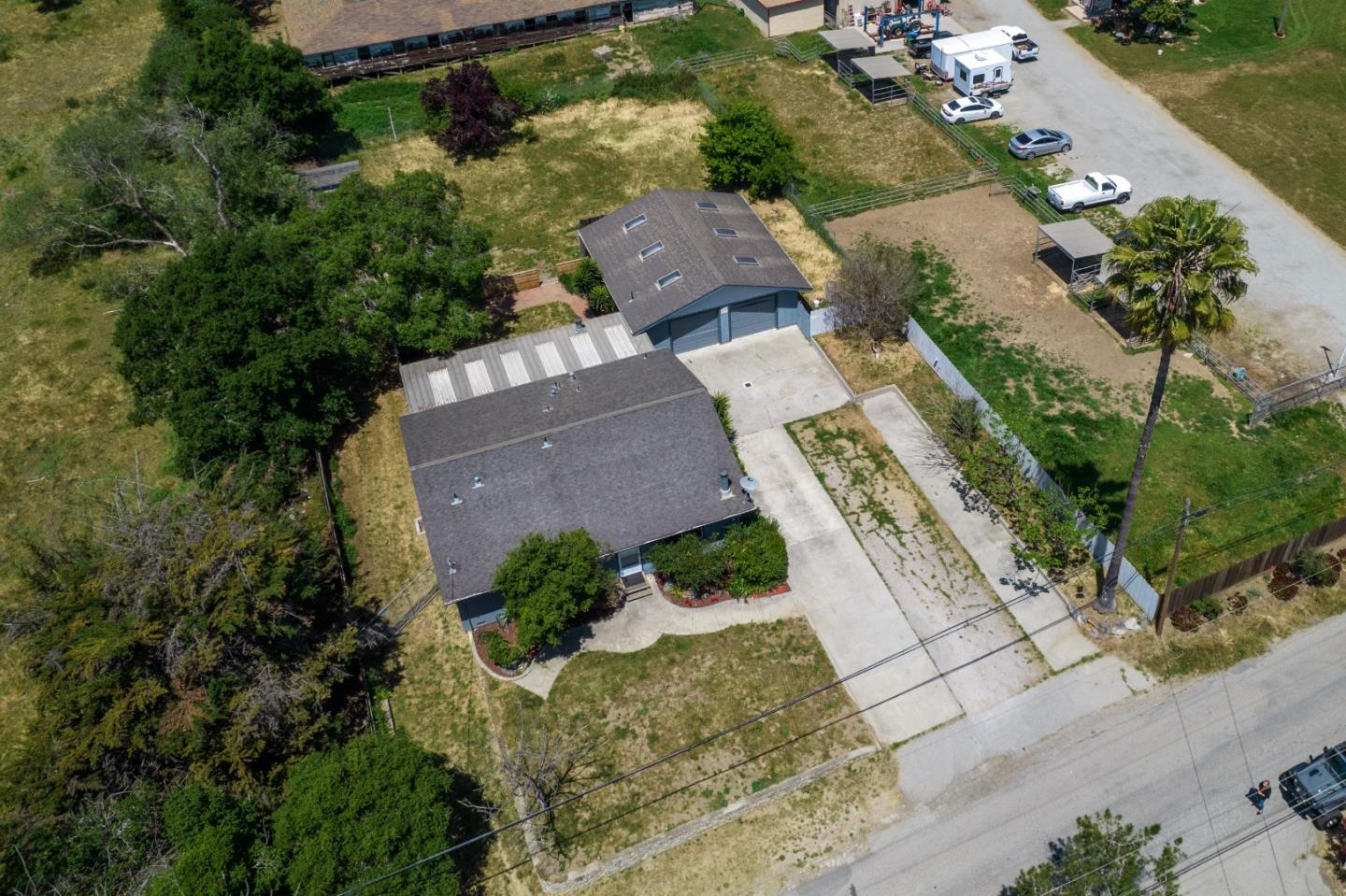 73 Webb Road Watsonville, CA 95076 - Photo 17 of 17 an aerial view of a house with a yard and lake view
