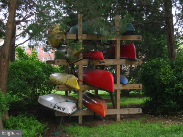 6626 Boulevard View, Unit B2 Alexandria, VA 22307 - Photo 19 of 29 a backyard of a house with yard fountain and outdoor seating