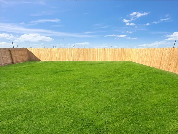 a view of an outdoor space and a yard