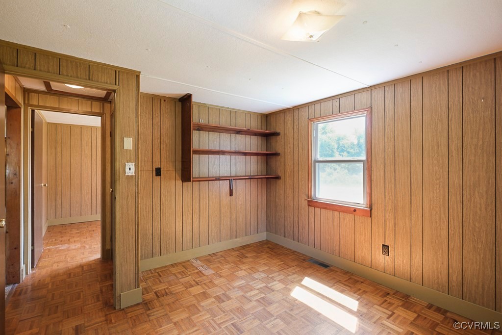 275 Station Road Charlotte Court House, VA 23923 - Photo 11 of 33 Unfurnished room with light parquet flooring and w